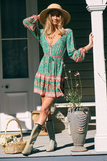 Boho garden cheap party dress