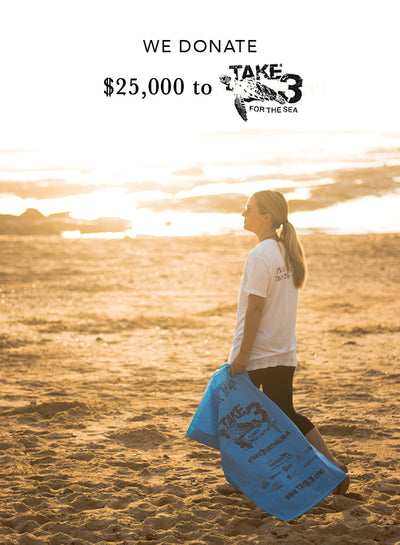 $25K Donation to Take 3 For The Sea