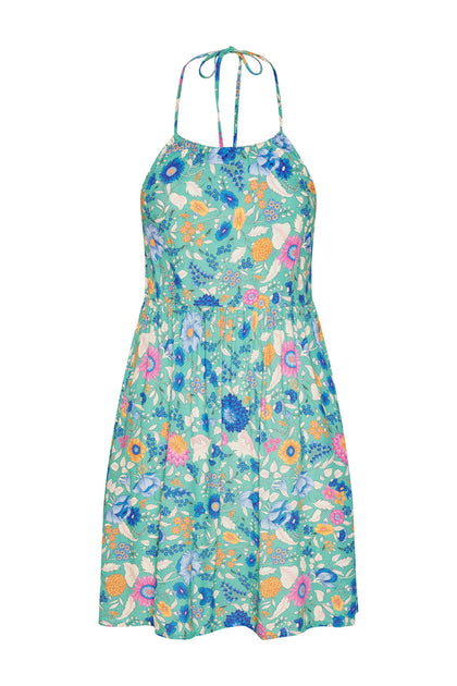Sophia Halter Mini Dress in Green Cove – Arnhem Clothing